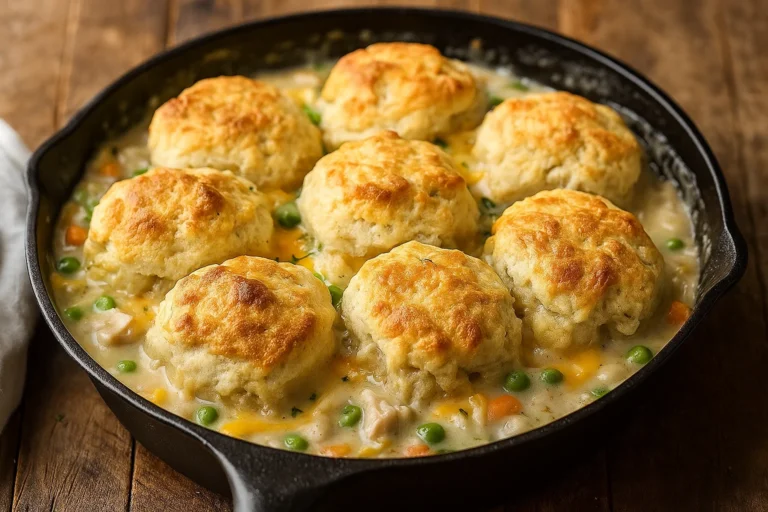 Biscuit Chicken Pot Pie :