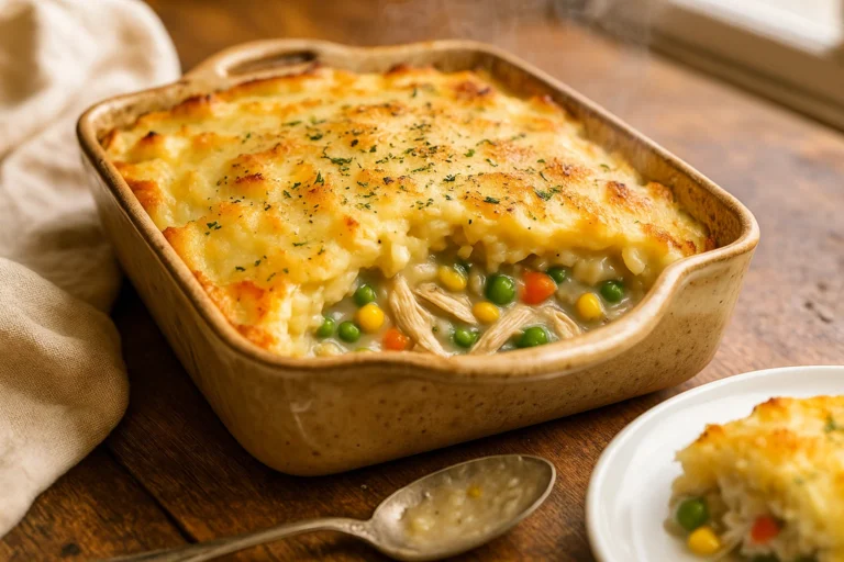 Cozy Comfort in a Dish: Rotisserie Chicken Shepherd’s Pie