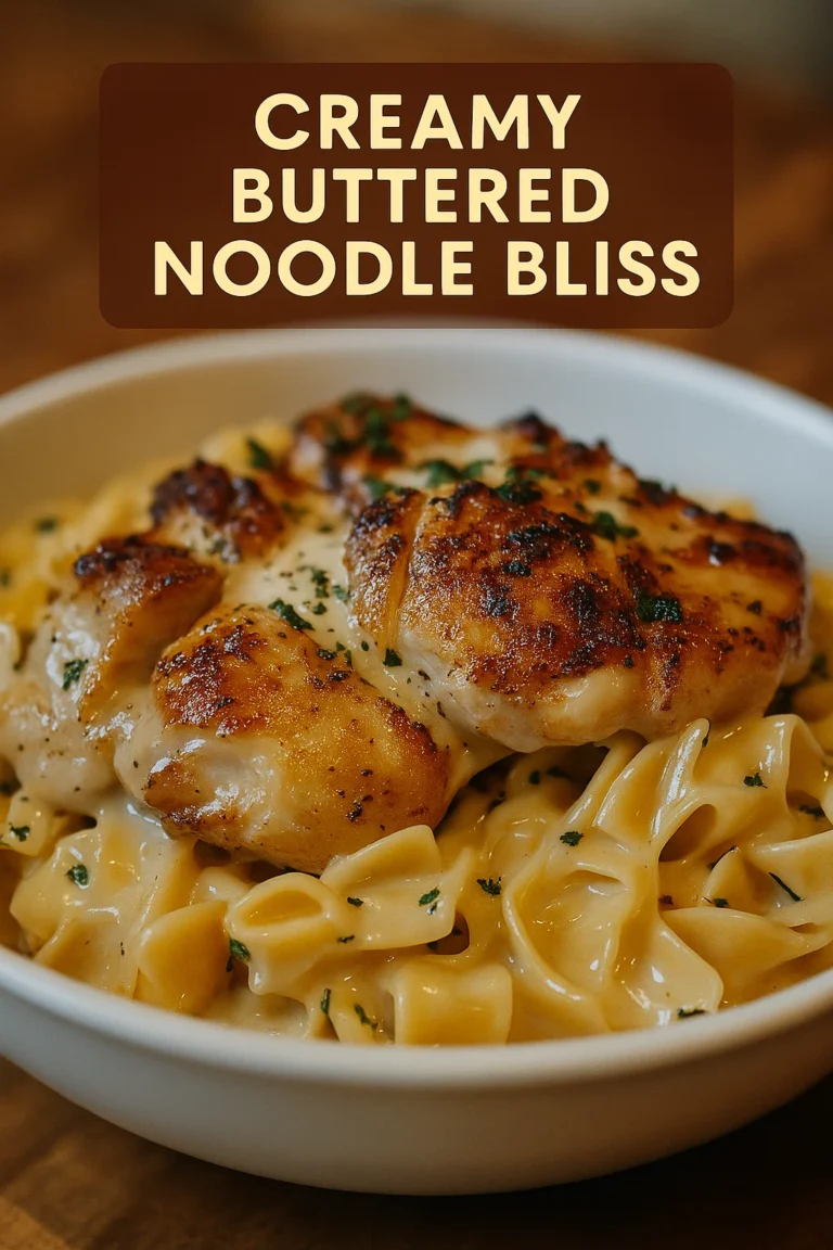 Chicken with Buttered Noodles
