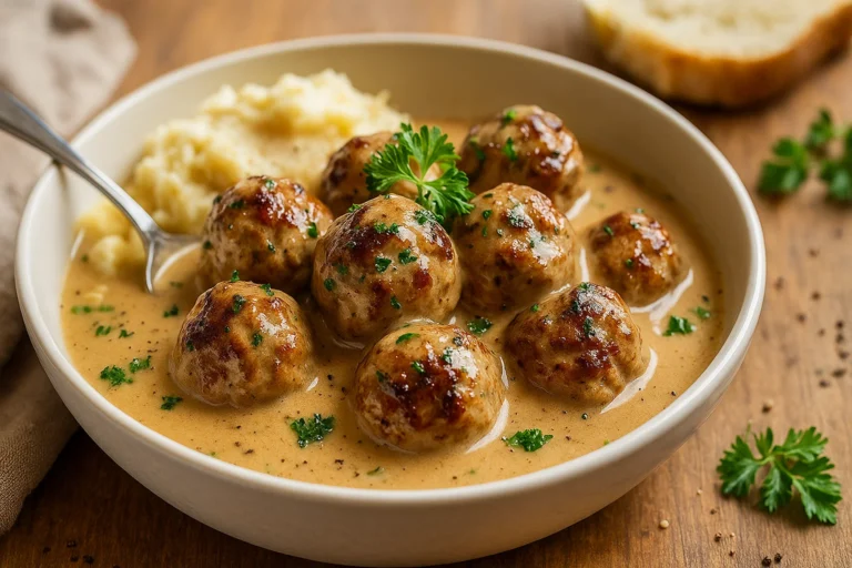Creamy Gravy Swedish Meatballs: A Family Favorite!