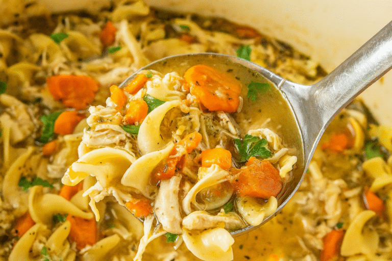 Healthy Homemade Chicken Noodle
