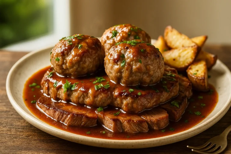 Poor Meatballs Steak