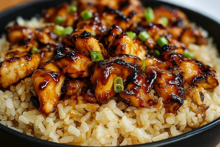 Quick & Healthy Honey BBQ Chicken Rice for Busy Weeknights
