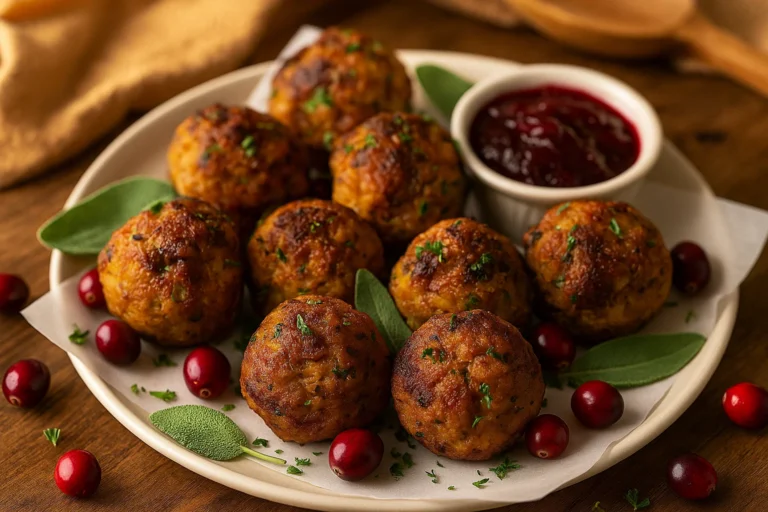 Thanksgiving Stuffing Balls