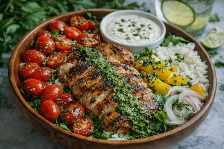 Chimichurri Grilled Chicken Bowl A Healthy Dinner Idea for Everyone