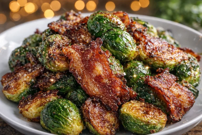 Crispy Bacon Brussels Sprouts