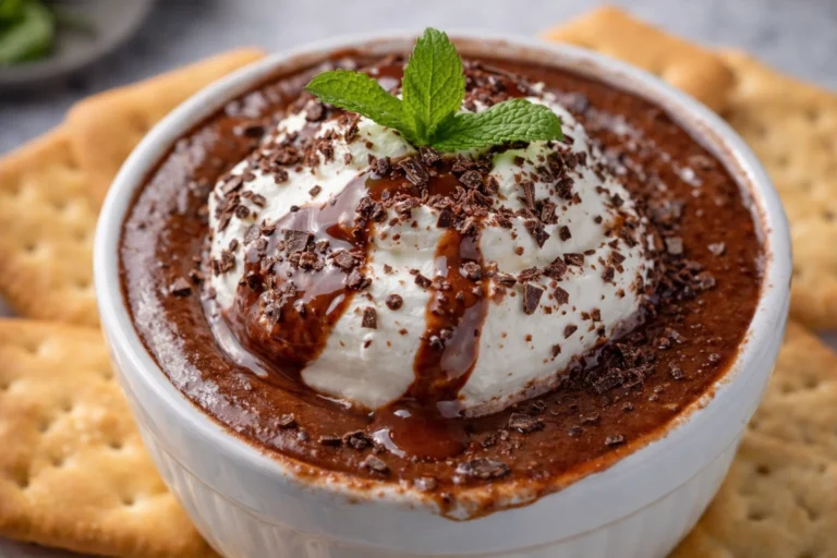 Decadent Hot Chocolate Dip  Easy 3-Ingredient Dessert