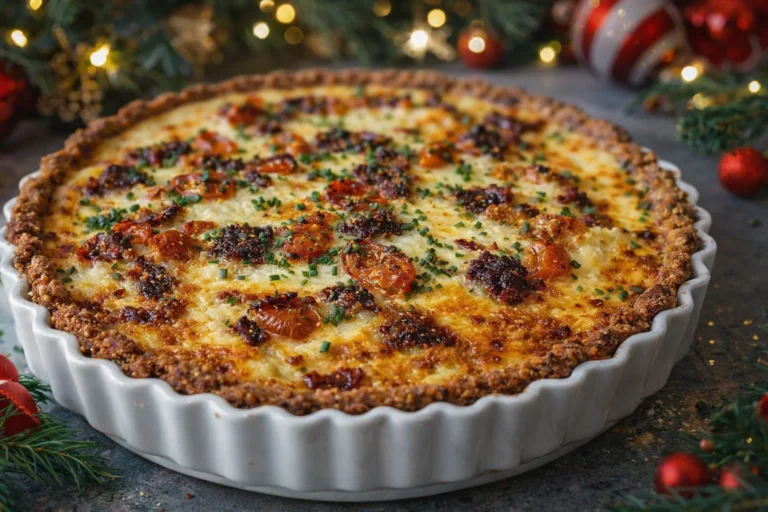 Delicious  Festive Best Christmas Quiche