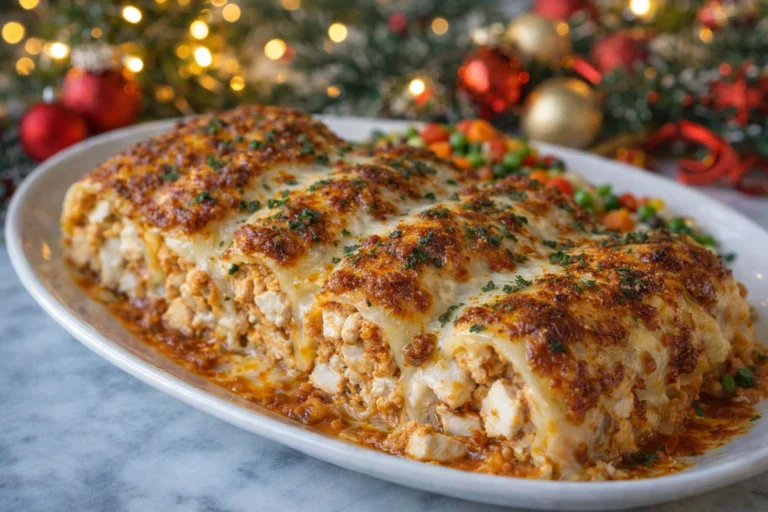 Delicious Festive Christmas Stuffed Pasta