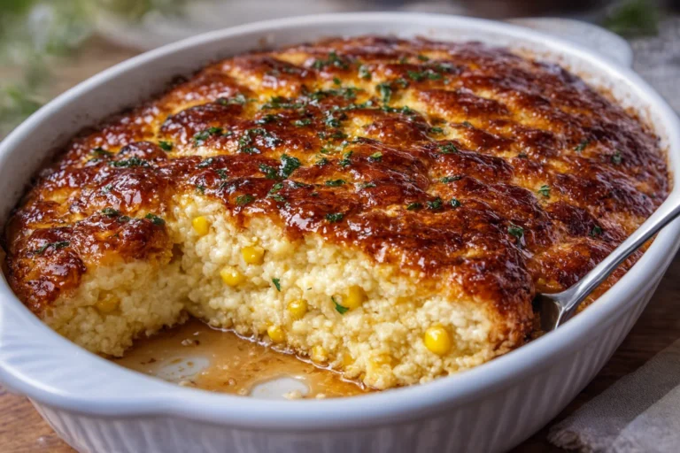 Delicious Golden Honey-Glazed Corn Casserole – Perfect for Every Gathering