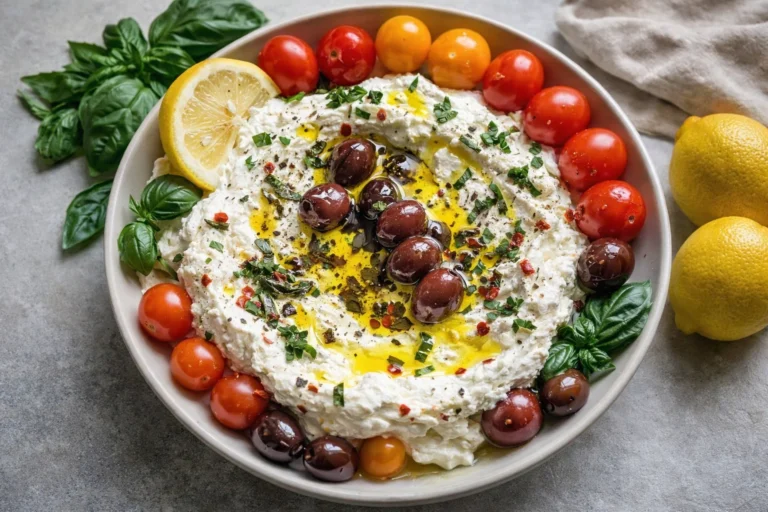 Tasty Mediterranean Burrata Dip Appetizer