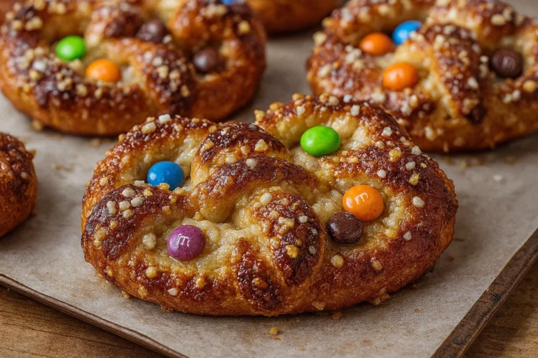 Delicious Rolo Pretzels with MM Candies Irresistible Dessert Recipes for Christmas Treats