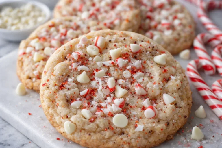 Delicious White Chocolate Peppermint Cookies