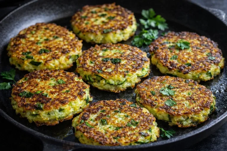 Easy Crispy Zucchini Fritters Recipe