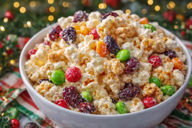 Festive and Fun Grinch Popcorn Mix
