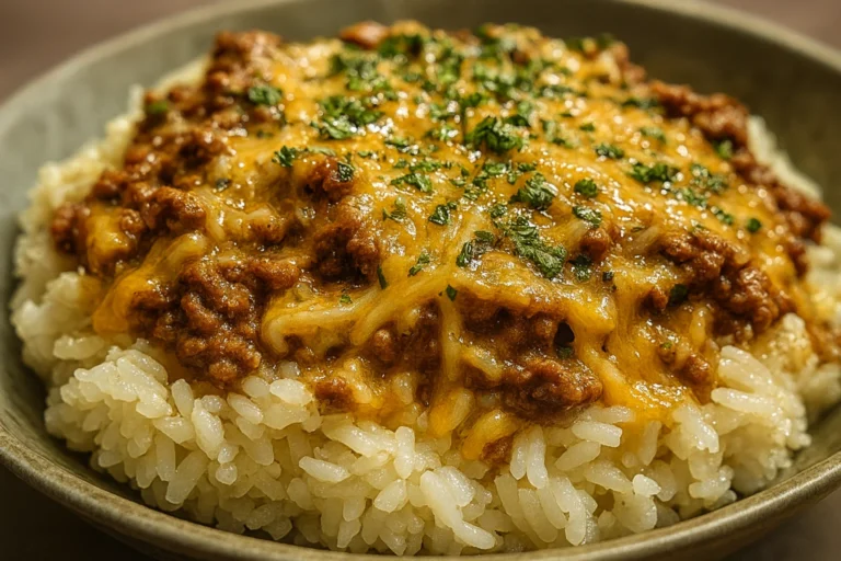 Garlic Butter Beef Bowl A Delicious Comforting Family Delight in Ground Beef Recipes