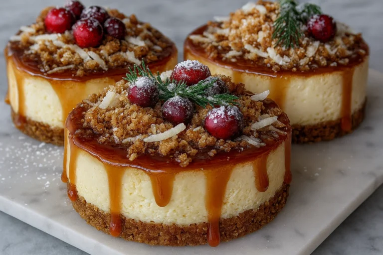 Mini Christmas Cheesecakes Delightful Dessert Recipes for Festive Bites