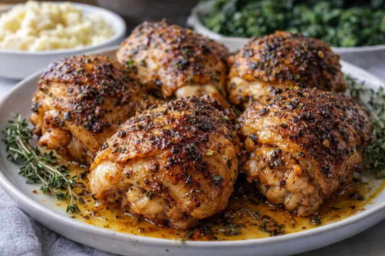 Oven Baked Chicken Thighs A Simple and Delicious Family Dinner Recipe
