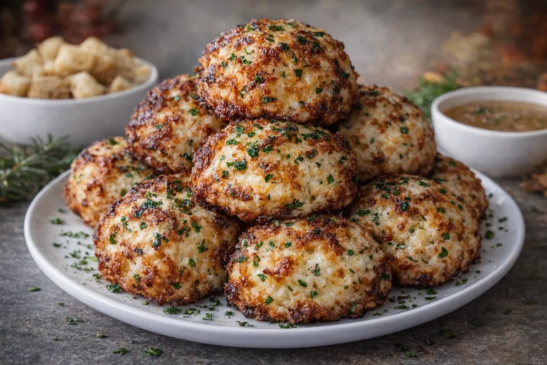 Delicious Thanksgiving Stuffing Balls