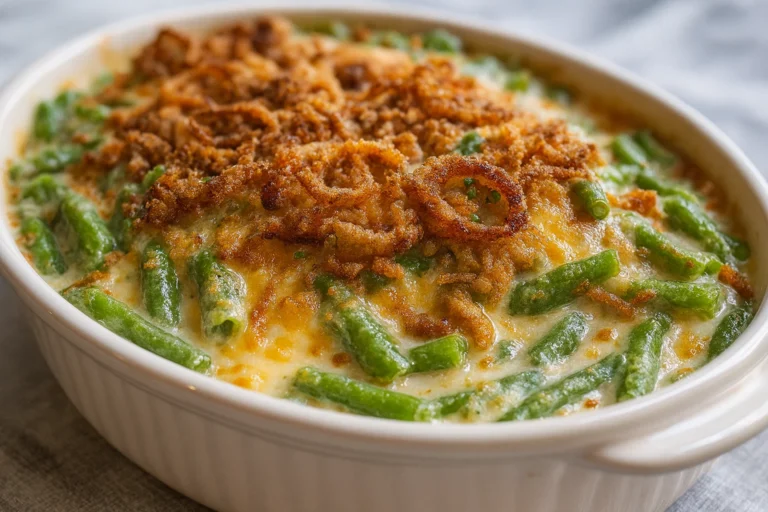 Ultimate Creamy  Delicious Green Bean Casserole Recipe for Homestyle Comfort Food