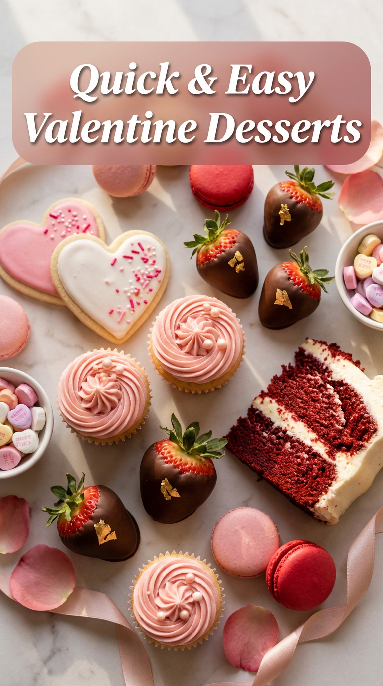 80+ Quick and Easy Valentine Desserts and Treats You’ll Love: