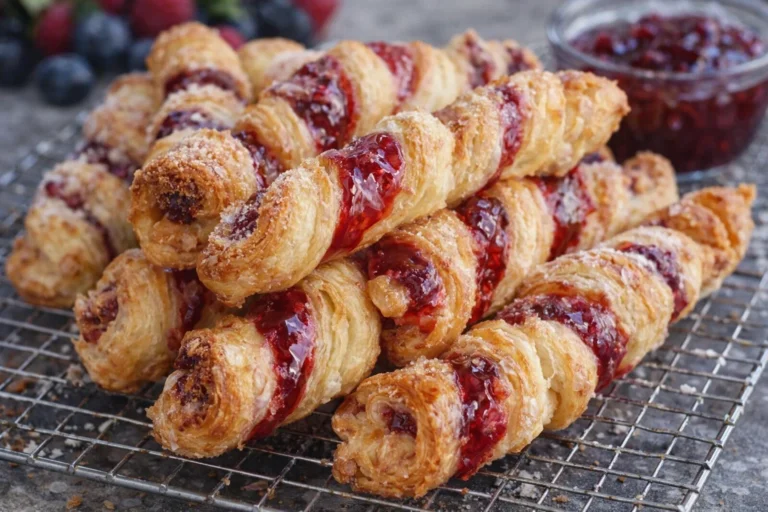 Berry Puff Twists Recipe Quick  Easy Pastry with Sweet Berry Filling
