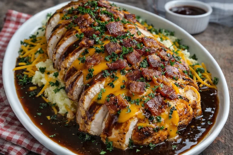 Cowboy BBQ Bacon Cheddar Chicken A Smoky, Savory Dinner Recipe