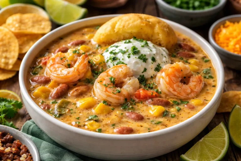 Cozy Creamy Seafood Shrimp Chili
