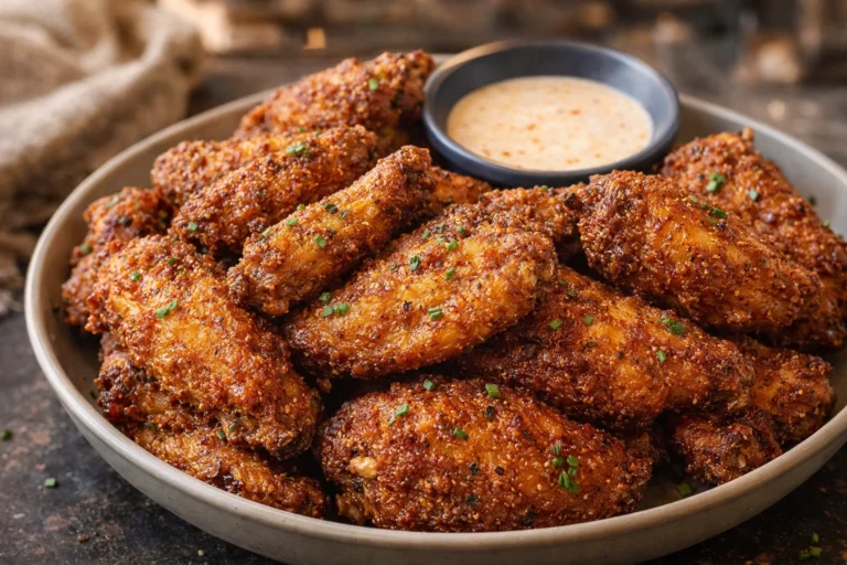 Crispy Dry Rub Chicken Wings Recipe  Quick and Easy Dinner Idea