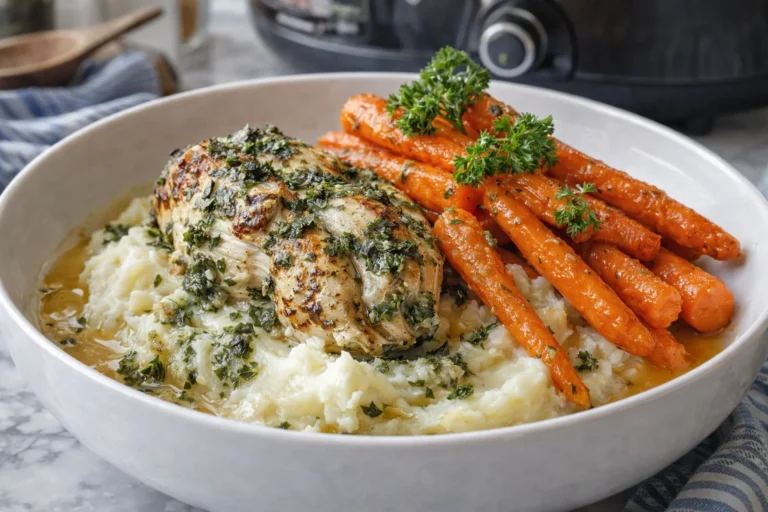 Crockpot Garlic Butter Beef Bites with Potatoes Simple Recipe for Family Dinners