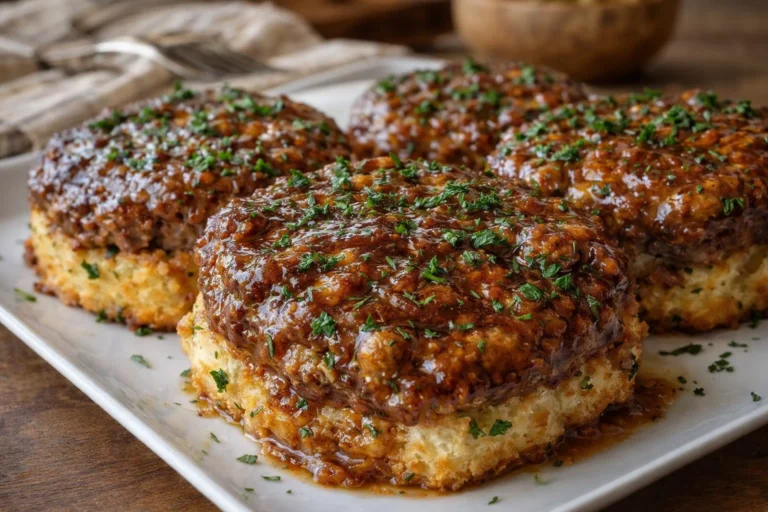 Delicious Amish Hamburger Steak Bake  Perfect Comfort Food