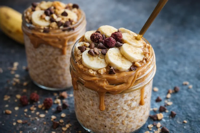 Peanut Butter Overnight Oats Recipe for Healthy Breakfast Ideas