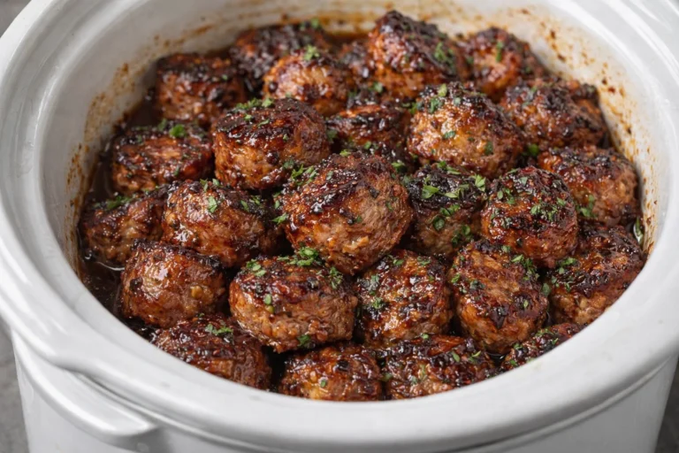 Delicious Slow Cooker Honey Mustard Kielbasa Bites