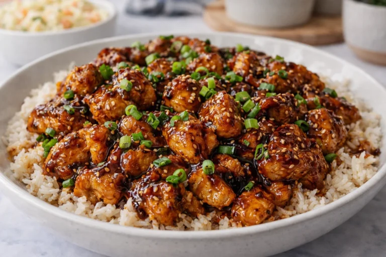 Honey BBQ Chicken Rice Recipe Quick and Easy Family Dinner Idea
