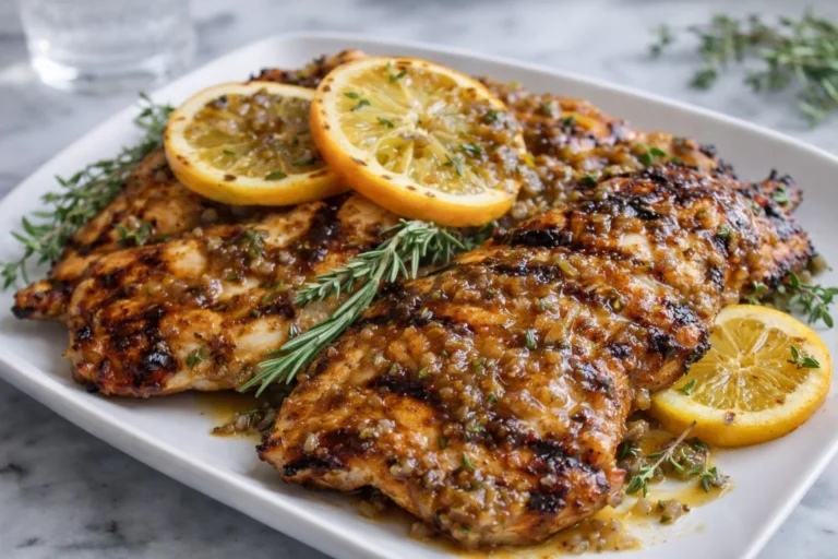 Grilled Citrus Chicken with Glaze A Flavorful and Healthy Dinner Recipe