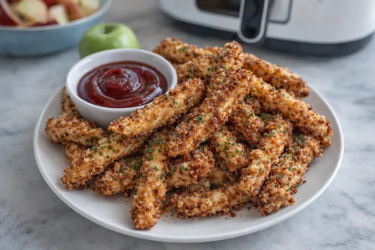 Delicious  Crispy Air Fryer Apple Fries