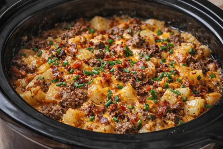Slow Cooker Cowboy Potato Casserole A Hearty Family Dinner Recipe