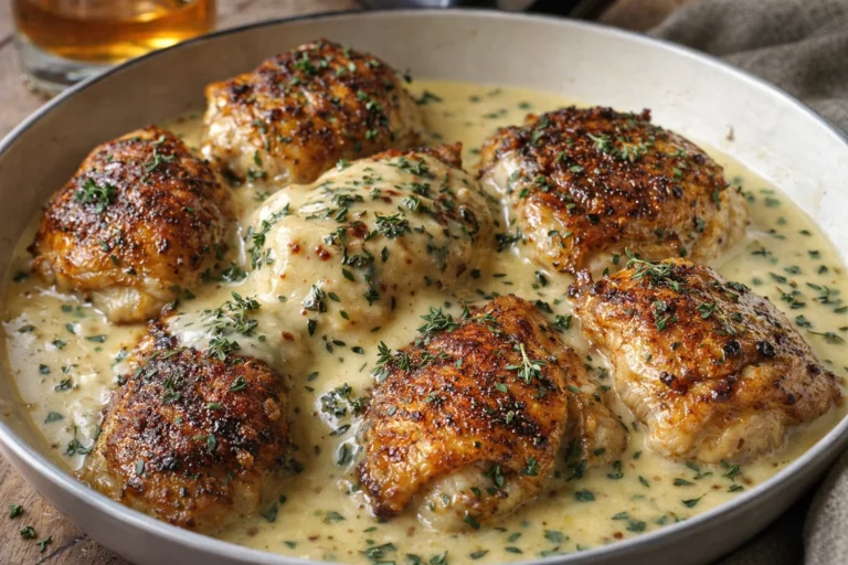 Irish Chicken in Whiskey Cream Sauce A Simple and Delicious Recipe for Dinner