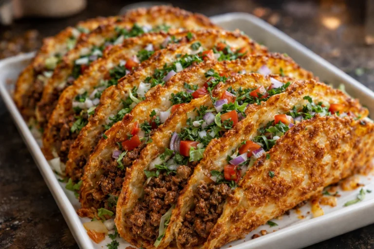 Oven-Baked Cheesy Tacos Easy Family Dinner Recipe for Busy Nights
