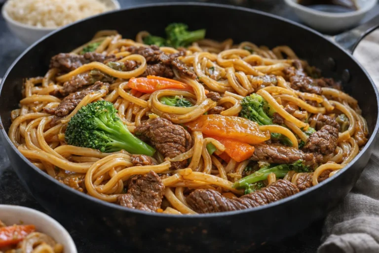 Beef Lo Mein Quick and Easy Recipe for Family Dinners and Weeknight Meals