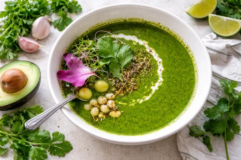 Comforting Alkalizing Green Soup Recipe