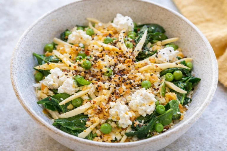 Spring Greens and Peas with Ricotta Recipe