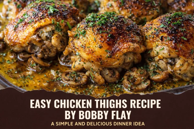 Bobby Flays Chicken Thighs Recipe Simple and Delicious Dinner Idea