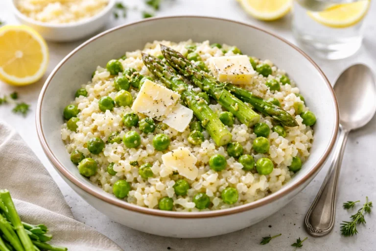 Easy Creamy Spring Green Risotto Recipe