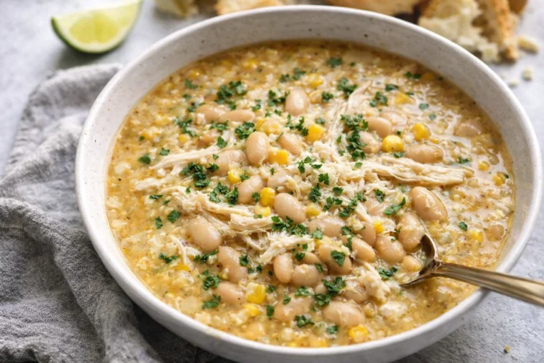 Healthier White Chicken Chili Recipe Quick  Easy Family Dinner Idea