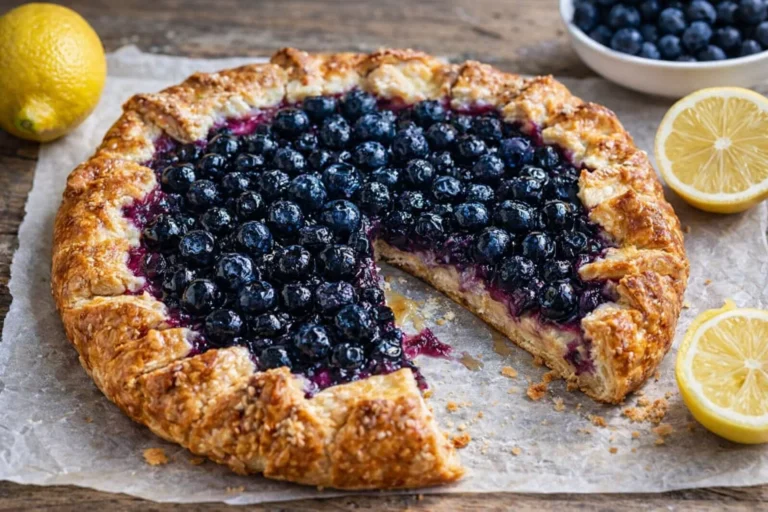 Easy Blueberry Lemon Galette to Impress