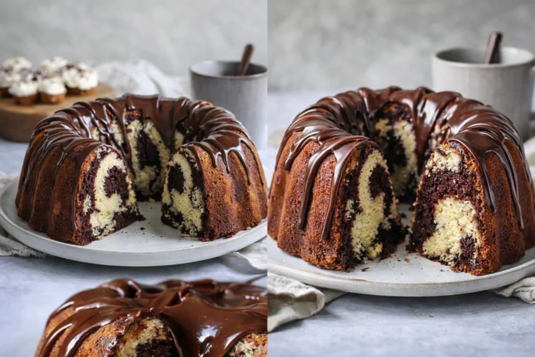 Irresistible Chocolate Swirl Marble Bundt Cake Recipe