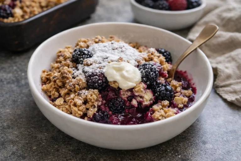 Quick and Delicious Triple Berry Crisp Recipe