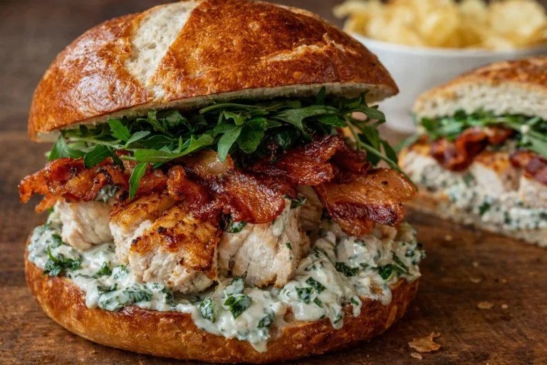 Chopped Chicken Bacon Ranch Sandwich A Quick and Easy Recipe for Lunch