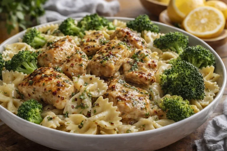 Cowboy Butter Lemon Chicken A Simple, Creamy Dinner Recipe with Broccoli